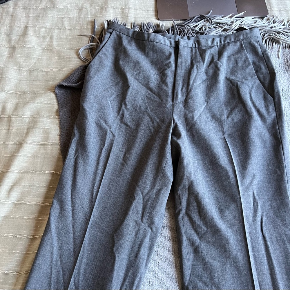 ✨Banana Republic Grey Wide-Leg Trousers✨ - Picture 2 of 6